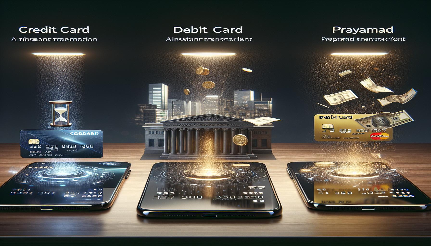 Difference between credit, debit, and prepaid cards